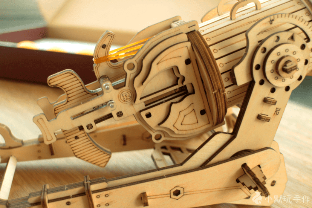 木製模型 中世紀輪式大砲
